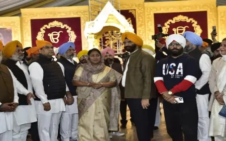 Delhi : श्री गुरु तेग बहादुर जी का 350वां शहीदी दिवस, लाल किला परिसर में तीन-दिवसीय भव्य समागम का आयोजन