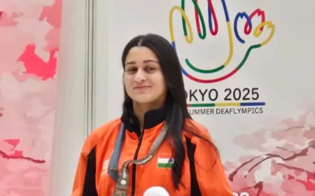 Punjab : फाजिल्का की माहित संधू ने जीता टोक्यो डेफलंपिक्स में 50 मीटर राइफल इवेंट में गोल्ड 