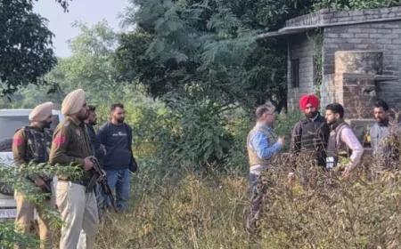 Punjab : मोहाली में लॉरेंस गैंग के चार शूटर गिरफ्तार, दो को लगी गोली 