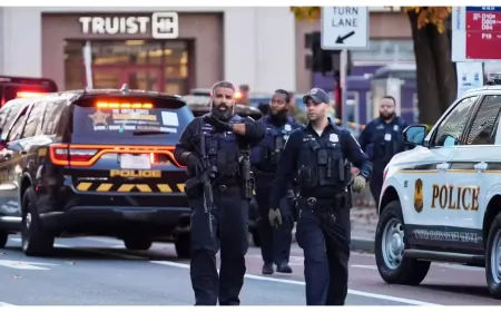 व्हाइट हाउस के पास फायरिंग: वेस्ट वर्जीनिया नेशनल गार्ड के दो सैनिक गंभीर रूप से घायल