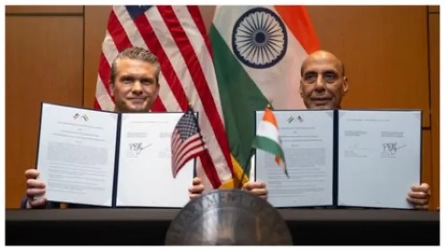 भारत-अमेरिका के बीच हुआ 10 साल का रक्षा समझौता, दोनों देशों के बीच सैन्य सहयोग और तकनीकी साझेदारी होगी मजबूत