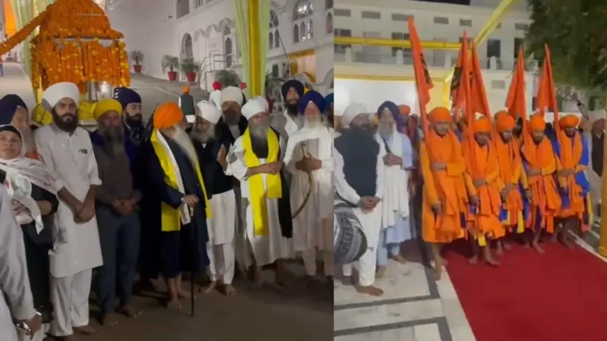 श्री गुरु तेग बहादुर जी की शहीदी शताब्दी पर निकाला गया नगर कीर्तन