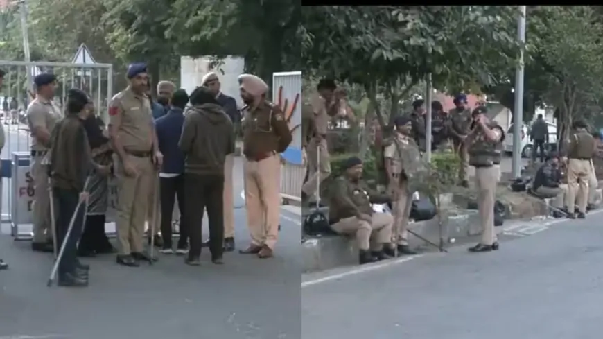 पंजाब यूनिवर्सिटी के छात्रों ने उठाई सीनेट चुनाव की मांग, कैंपस ने किया ज़बरदस्त प्रदर्शन...