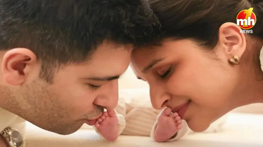 परि और राघव ने दिखाई अपने नन्हे बेटे की पहली फोटो, किस करते फोटो वायरल