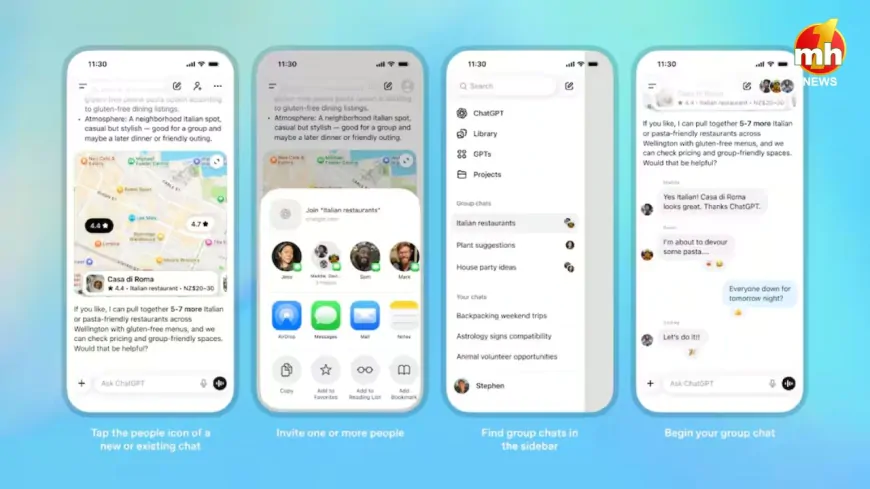ChatGPT में आया नया ग्रुप फीचर, फ्री में मिलकर कर पाएंगे चैट, जानें कैसे ?