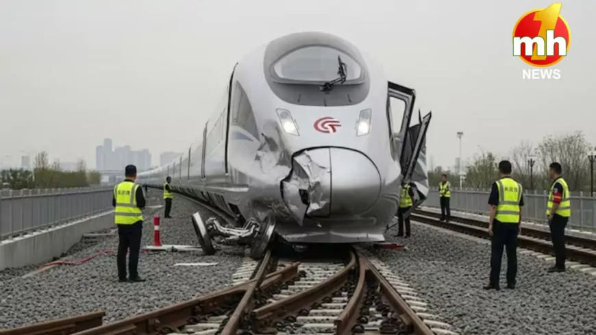 China Train Accident : निर्माण स्थल पर ट्रेन का कहर, 10 से ज़्यादा लोगों की मौत