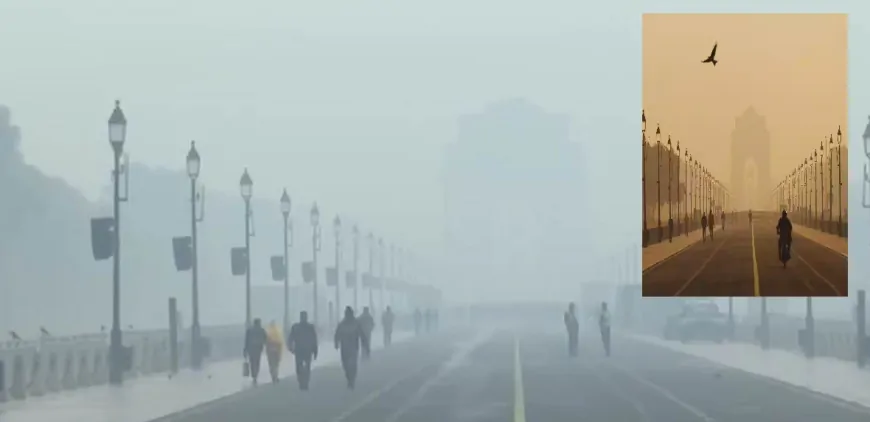 दिल्ली-NCR में फिर घना स्मॉग, AQI ‘बहुत खराब’ श्रेणी में; ठंड और कोहरे ने बढ़ाई मुश्किलें