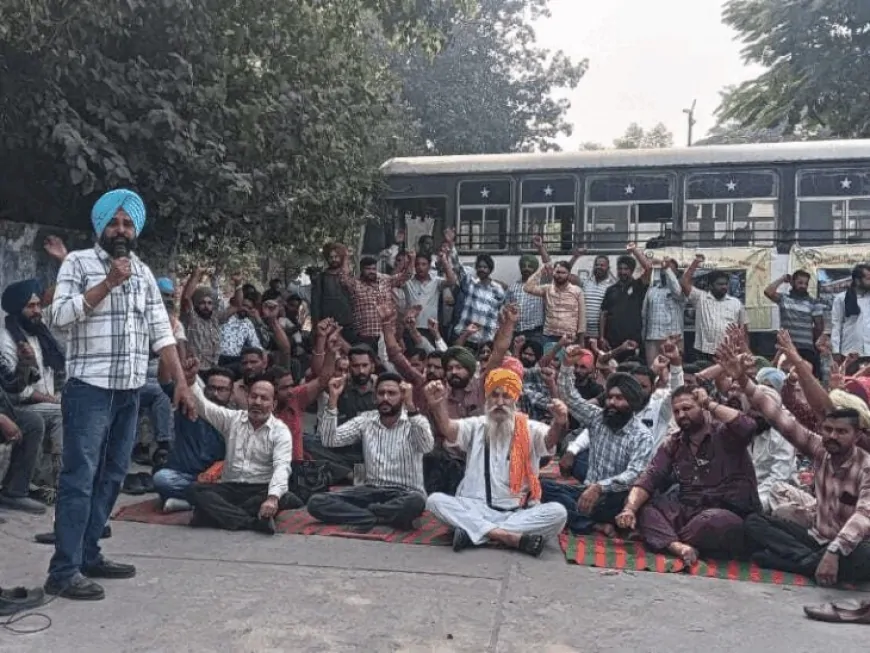 Punjab : पंजाब सरकार ने PRTC कर्मचारियों के धरने को बताया अवैध, कच्चे मुलाजिम किए सस्पेंड