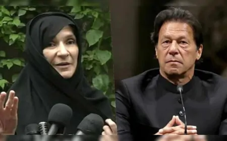 इमरान खान की बहन को नहीं रोक पाई मुनीर की सेना, जेल में पहुंचकर की मुलाकात