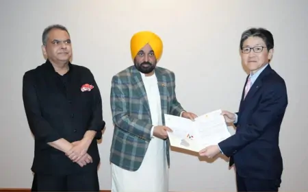 Punjab के सीएम भगवंत सिंह मान के जापान दौरे से पंजाब को बड़ा निवेश - 400 करोड़ रुपये और स्किलिंग सेंटर का प्रस्ताव