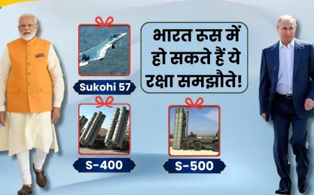 पुतिन का भारत दौरा, इन खास रक्षा समझौतों पर लग सकती है मुहर