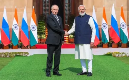 पुतिन डिनर के बाद राष्ट्रपति भवन से रवाना, कुछ देर में मॉस्को लौटेंगे