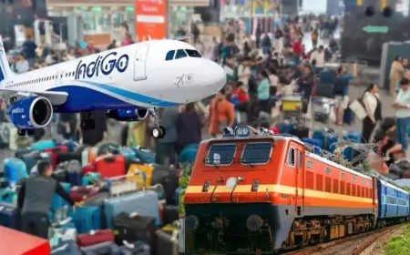 इंडिगो संकट के बीच रेलवे बना सहारा: देशभर में बढ़ाई ट्रेन की क्षमता, चलाईं स्पेशल ट्रेनें