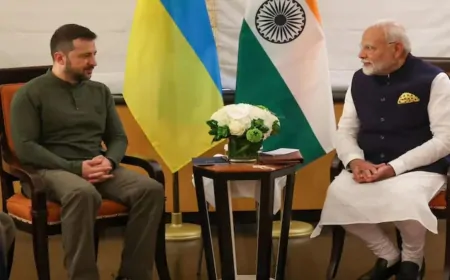 भारत-यूक्रेन रिश्तों में नई गर्माहट: पुतिन के बाद अब ज़ेलेंस्की दिल्ली दौरे पर, कूटनीति का ‘बैलेंसिंग एक्ट’ तेज