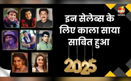 Year Ender 2025 : इन सेलेब्स के लिए काला साया साबित हुआ 2025, परिवार पर टूटा दुखों का पहाड़...