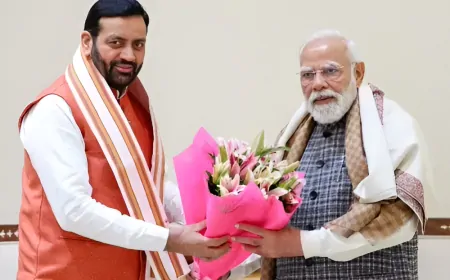 Delhi : हरियाणा CM नायब सिंह सैनी का एक दिवसीय दिल्ली दौरा, नाश्ते पर सांसदों और PM मोदी से की मुलाकात