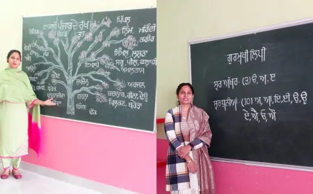 Punjab : सरकारी स्कूल में शिक्षिका ने जगाई पंजाबी भाषा की अलख, सोशल मीडिया के जरिए करोड़ों लोगों तक पहुंचाई मातृभाषा की आवाज
