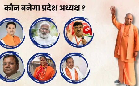UP News : भाजपा प्रदेश अध्यक्ष की जल्द हो सकती है घोषणा, ये 6 नाम हैं सबसे आगे