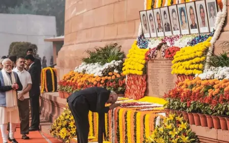 संसद पर आतंकी हमले की 24वीं बरसी, PM मोदी समेत कई नेताओं ने शहीदों को किया नमन