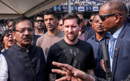 मेसी के Event में अराजकता, BJP सांसद सुकांत मजूमदार ने TMC पर साधा निशाना