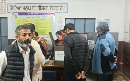 Punjab : जालंधर में शुरु हुआ मतदान, 9 चुनाव चिन्हों पर सियासी जंग जारी…