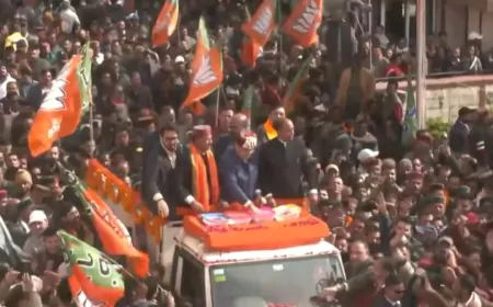 Himachal Pradesh : BJP राष्ट्रीय अध्यक्ष जेपी नड्डा का CM सुक्खू पर तीखा हमला, बोले - “कांग्रेस की खाओ, पीयो और मौज करो” की नीति