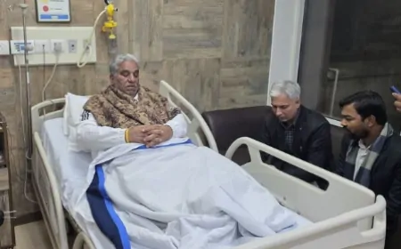 हरियाणा : पंचायत मंत्री कृष्ण लाल पंवार अस्पताल में भर्ती, चलने-फिरने में हो रही है दिक्कत 