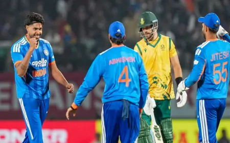 India Vs SA T20 : भारत ने दक्षिण अफ्रीका को 7 विकेट से हराया, धर्मशाला में लगाई जीत की हैट्रिक, 2-1 से सीरीज में बढ़त 