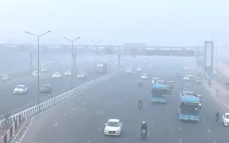 Delhi : दिल्ली-NCR में आज भी प्रदूषण का कहर, सड़कों पर लोग धुंध से परेशान