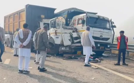 Haryana : कोहरा बना काल, आपस में टकराए 10 से ज्यादा वाहन, CISF इंस्पेक्टर समेत 2 की मौत