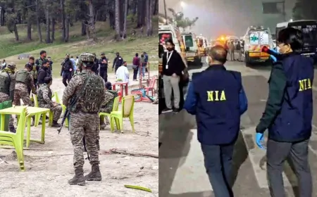 Jammu & Kashmir : पहलगाम हमले को लेकर NIA ने दाखिल की 1,597 पन्नों की चार्जशीट, 7 लोगों को बनाया आरोपी