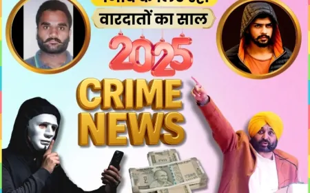 Year Ender 2025 : पंजाब के लिए रहा बड़ी वारदातों का साल, तस्करों, गैंगस्टरों और साइबर ठगों पर हुई ताबड़तोड़ कार्रवाई