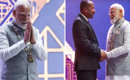 इथियोपिया में PM मोदी का भव्य स्वागत, जानें क्या हुए समझौते