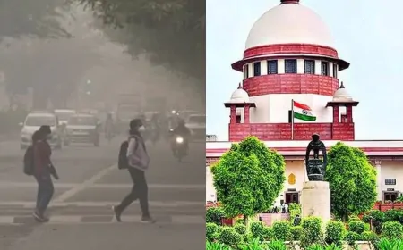 दिल्ली-NCR में वायु प्रदूषण पर सुप्रीम कोर्ट सख्त, बढ़ते वायु प्रदूषण को लेकर SC करेगा सुनवाई