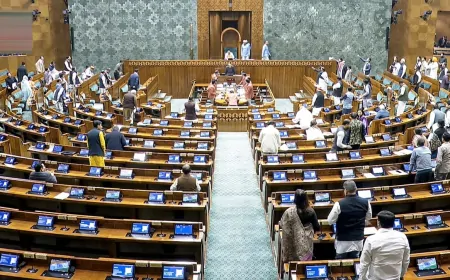 लोकसभा का शीतकालीन सत्र अनिश्चितकाल के लिए स्थगित, ‘वंदे मातरम्’ की धुन के साथ सत्र का समापन