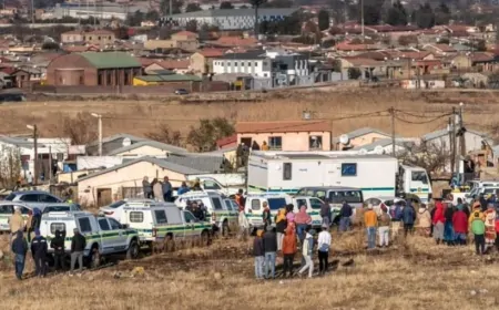 South Africa के जोहान्सबर्ग में अंधाधुंध फायरिंग, करीब 9 लोगों की मौत…