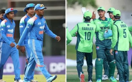 अंडर-19 एशिया कप के खिताब में भारत की 191 रन से हार