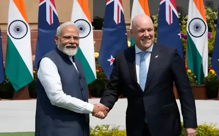 भारत और न्यूजीलैंड की FTA पर बनी सहमति, मार्केट एक्सेस से लेकर निवेश तक खुलेंगे नए मौके…