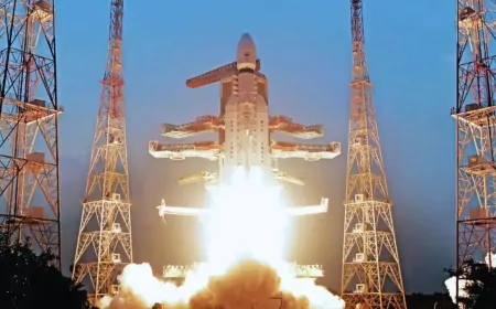 ISRO का मिशन 'बाहुबली' : लॉन्च किया कम्युनिकेशन सैटेलाइट BlueBird Block-2, बिना सेल टावर के मिलेगी 4G और 5G कनेक्टिविटी