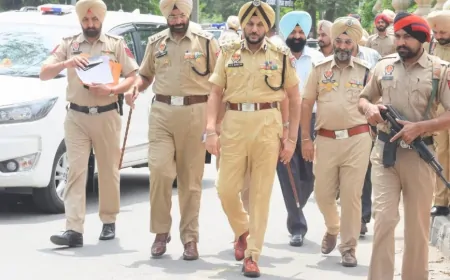 Punjab : New Year 2026 से पहले अलर्ट मोड पर पुलिस, किसी नापाक हरकत से निपटने के लिए पठानकोट में सुरक्षा के कड़े इंतजाम
