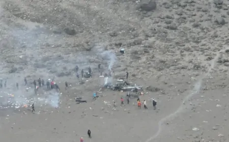 Tanzania: माउंट किलिमंजारो पर हादसा, बचाव अभियान में जुटा हेलीकॉप्टर क्रैश 5 लोगों की मौत