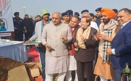 Haryana : CM सैनी पहुंचे राखीगढ़ी, हड़प्पन नॉलेज सेंटर का किया उद्घाटन