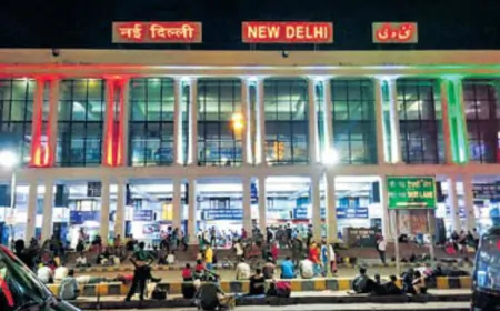 नई दिल्ली रेलवे स्टेशन पर पार्किंग फीस और नियमों में हुआ बदलाव, 8 मिनट तक ड्रॉप-ऑफ निःशुल्क 