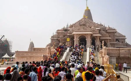 Uttar Pradesh : अयोध्या में रामलला की प्राण प्रतिष्ठा की दूसरी वर्षगांठ पर भव्य उत्सव