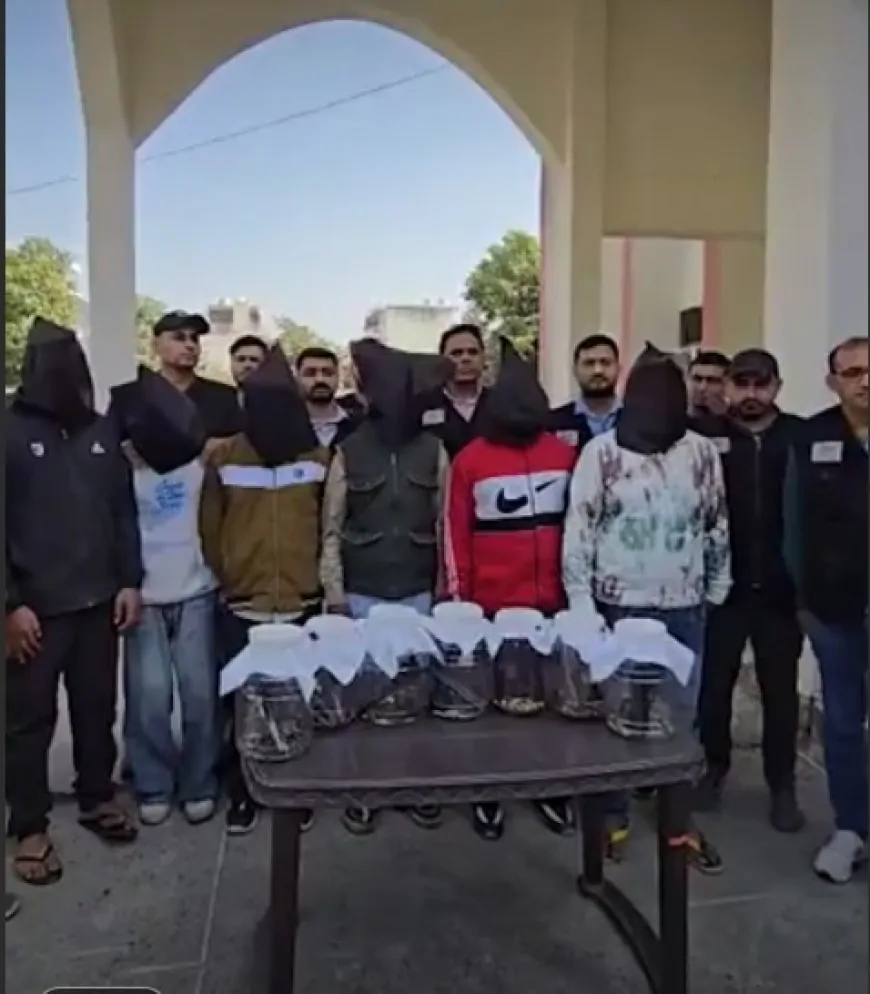 Haryana : सोनीपत STF ने की बड़ी कार्रवाई, विदेशी हथियार समेत 7 गिरफ्तार