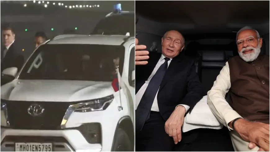 Putin India Visit: कौन सी है वो व्हाइट फॉर्च्यूनर, जिसमें PM मोदी संग बैठे रूस के राष्ट्रपति पुतिन