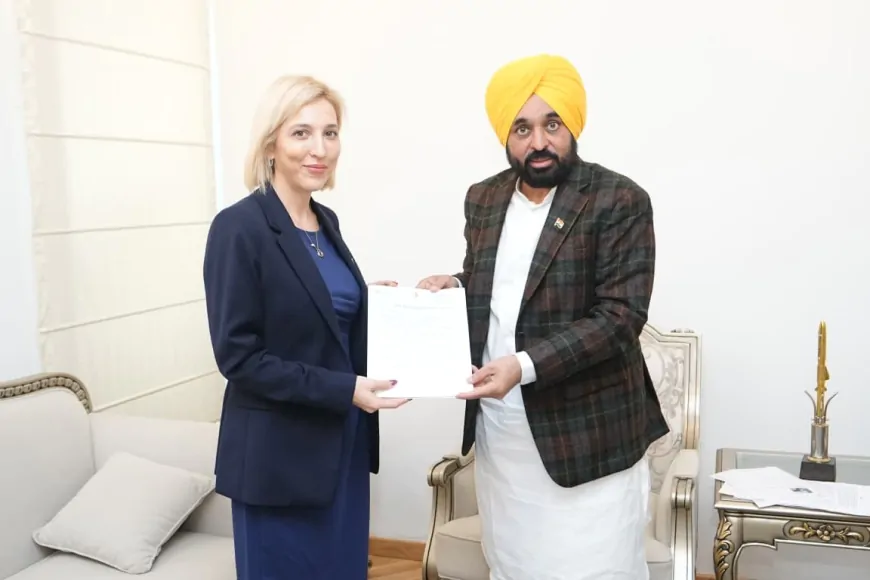 Punjab–UK संबंधों को मजबूती देने पर चर्चा, सीएम भगवंत मान ने ब्रिटिश डिप्टी हाई कमिश्नर से की मुलाकात