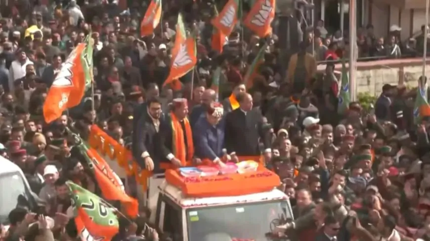 Himachal Pradesh : BJP राष्ट्रीय अध्यक्ष जेपी नड्डा का CM सुक्खू पर तीखा हमला, बोले - “कांग्रेस की खाओ, पीयो और मौज करो” की नीति