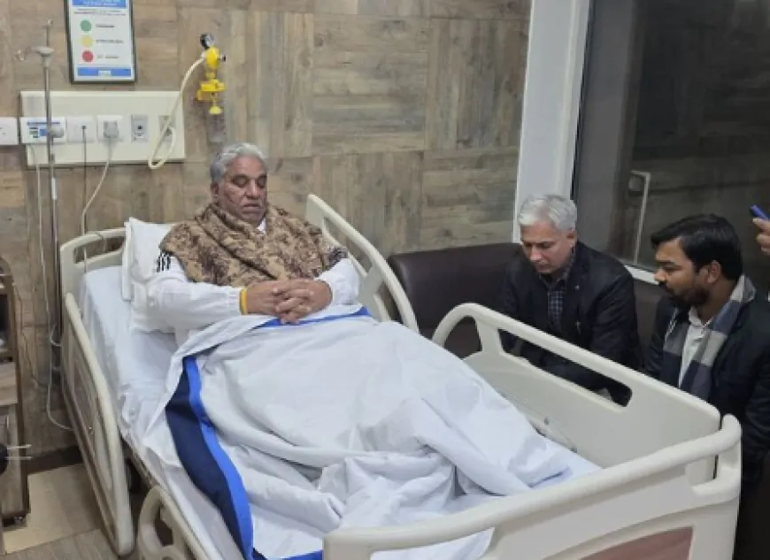 हरियाणा : पंचायत मंत्री कृष्ण लाल पंवार अस्पताल में भर्ती, चलने-फिरने में हो रही है दिक्कत 