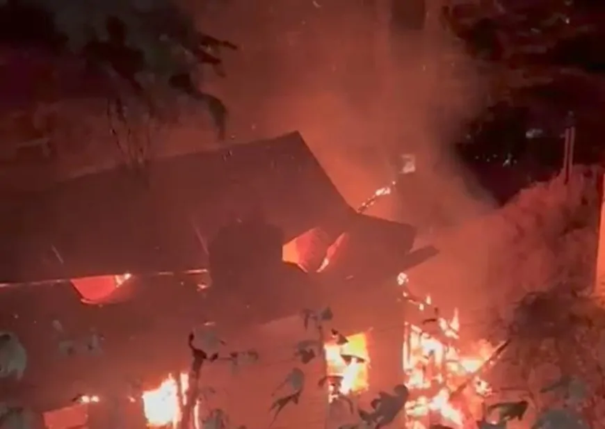 शिमला में देर रात लगी भयानक आग, फेयर व्यू भवन जलकर राख